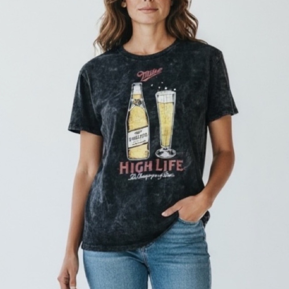 Miller High Life Women’s T-shirt |Tye Dye |Vintage look |Size XL - Picture 2 of 13